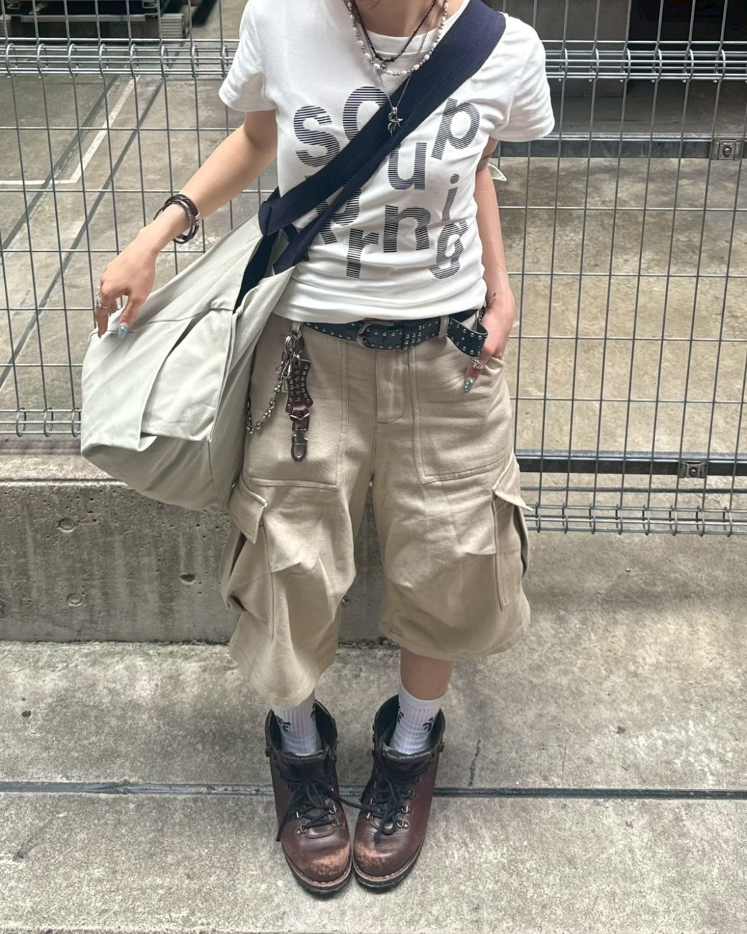 プリントロゴTシャツ KM1153