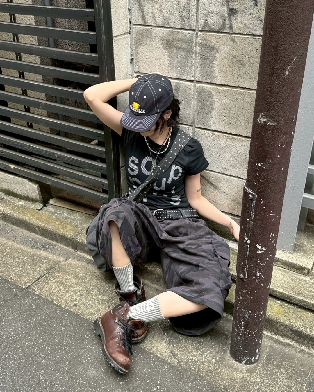 プリントロゴTシャツ KM1153