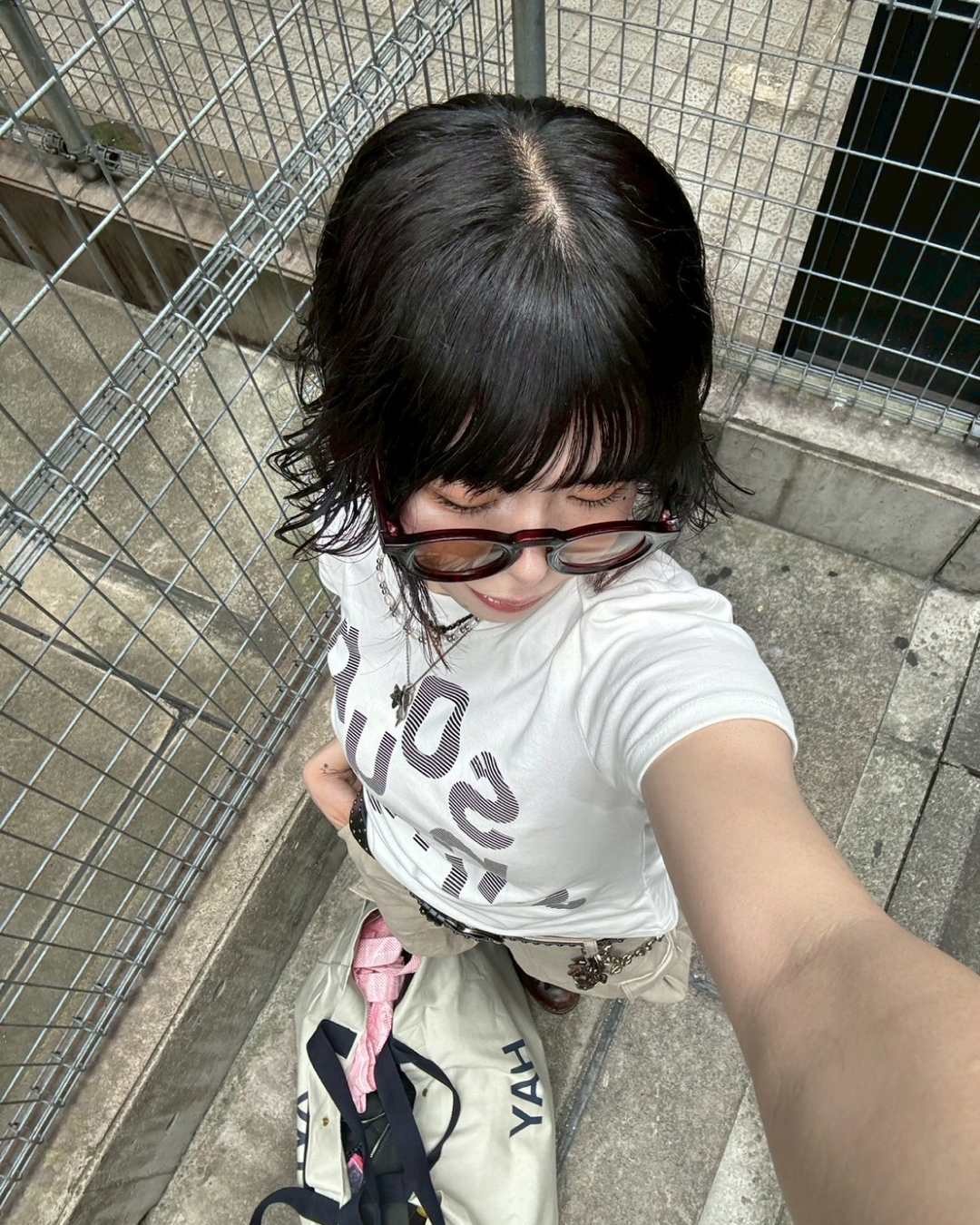 プリントロゴTシャツ KM1153