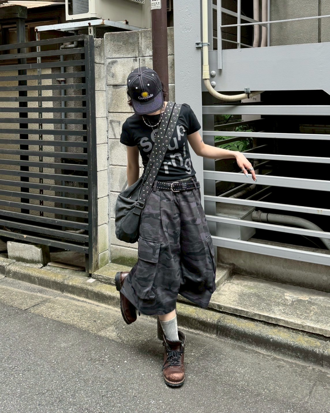 プリントロゴTシャツ KM1153