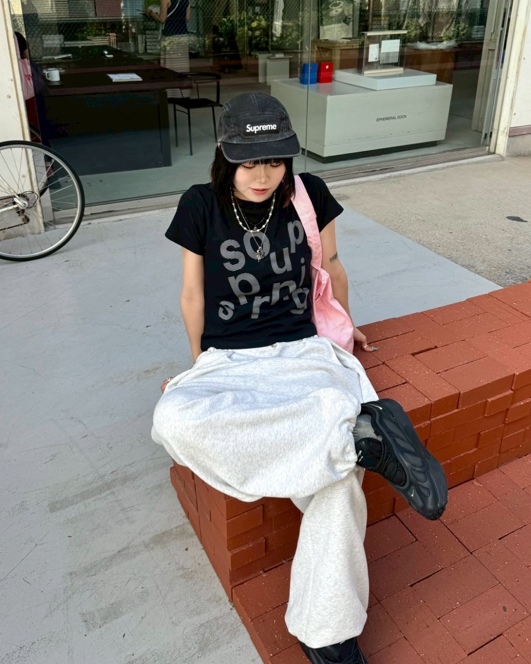 プリントロゴTシャツ KM1153