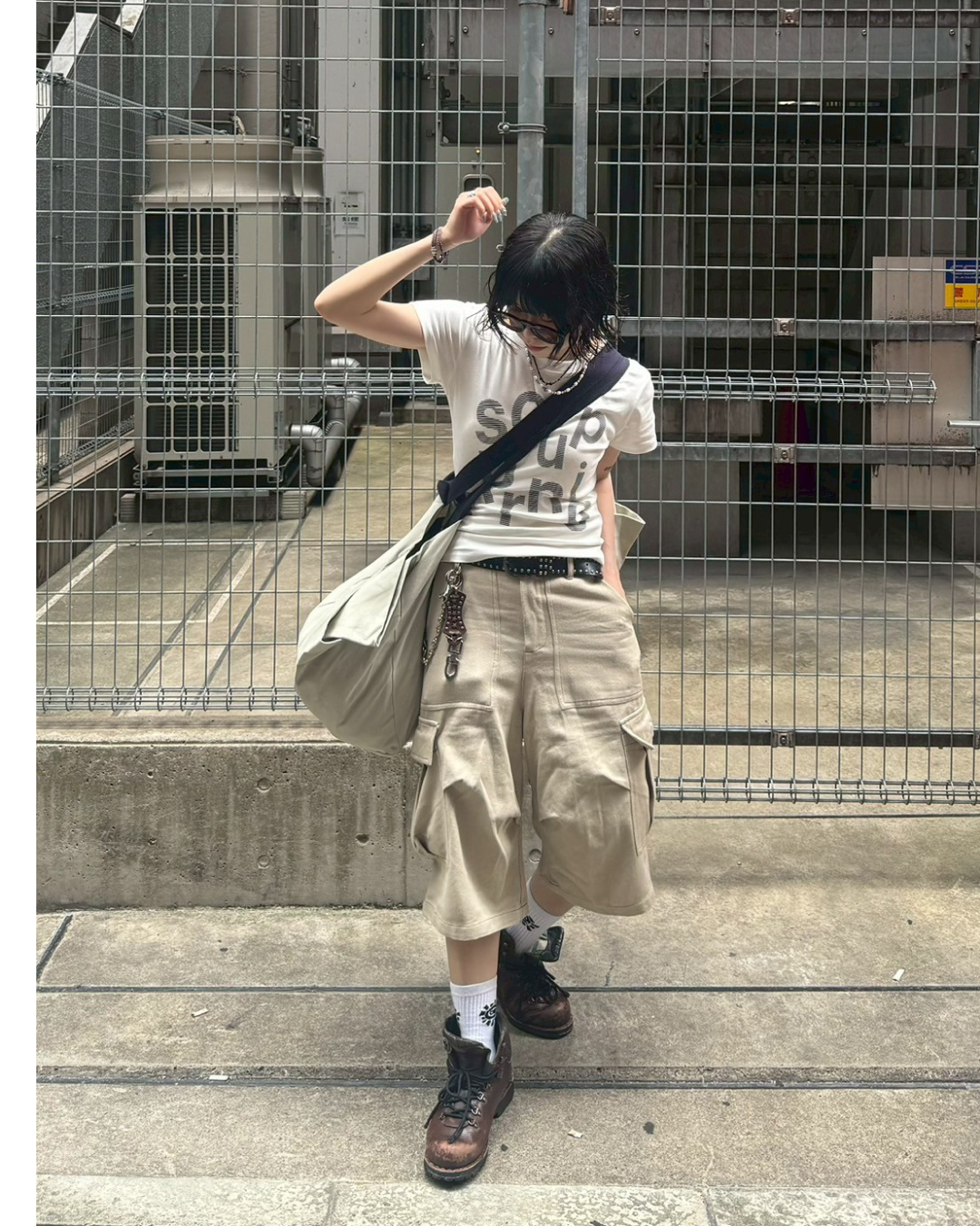 プリントロゴTシャツ KM1153
