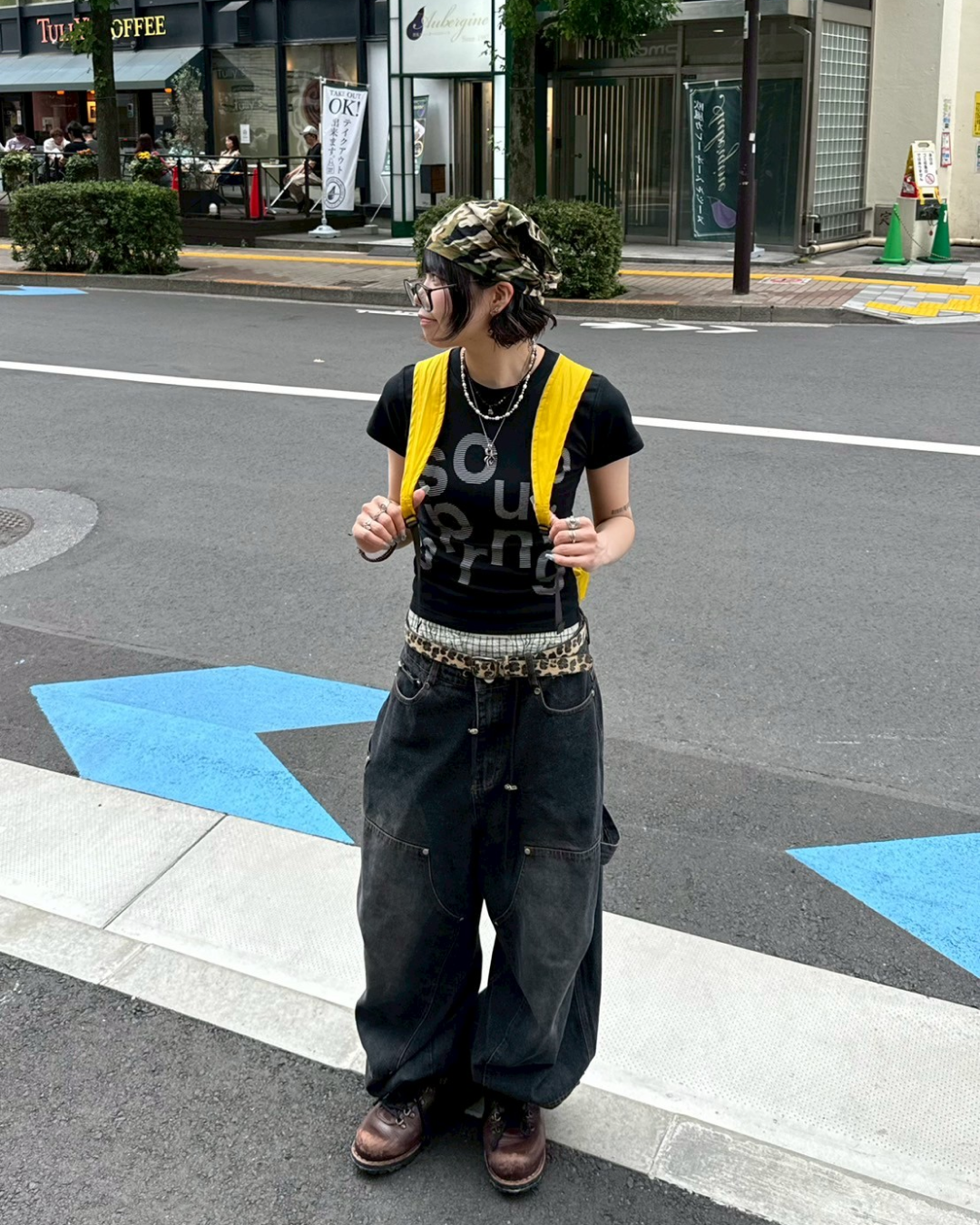 プリントロゴTシャツ KM1153