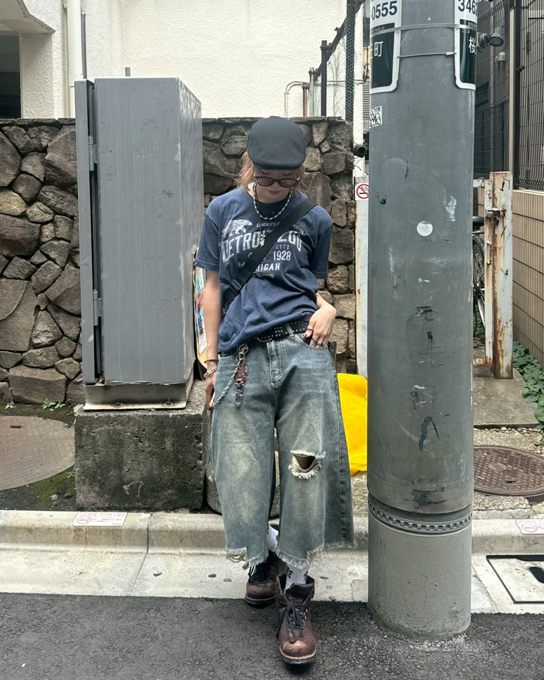 ダメージ加工ジョーツ KM1195