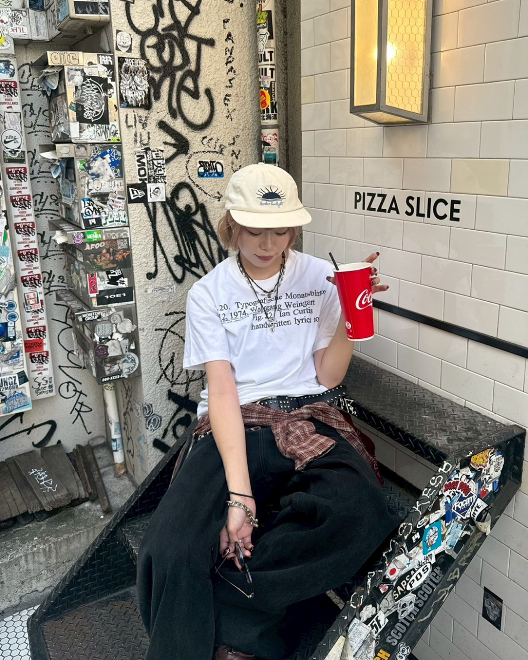 ネックロゴプリントTシャツ KM1202