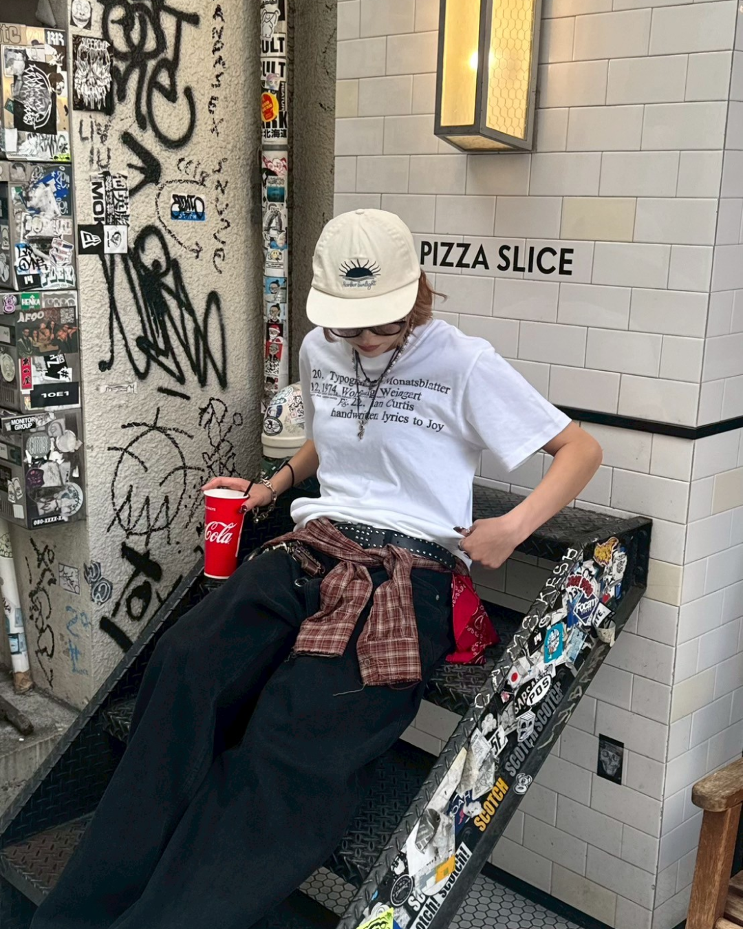 ネックロゴプリントTシャツ KM1202