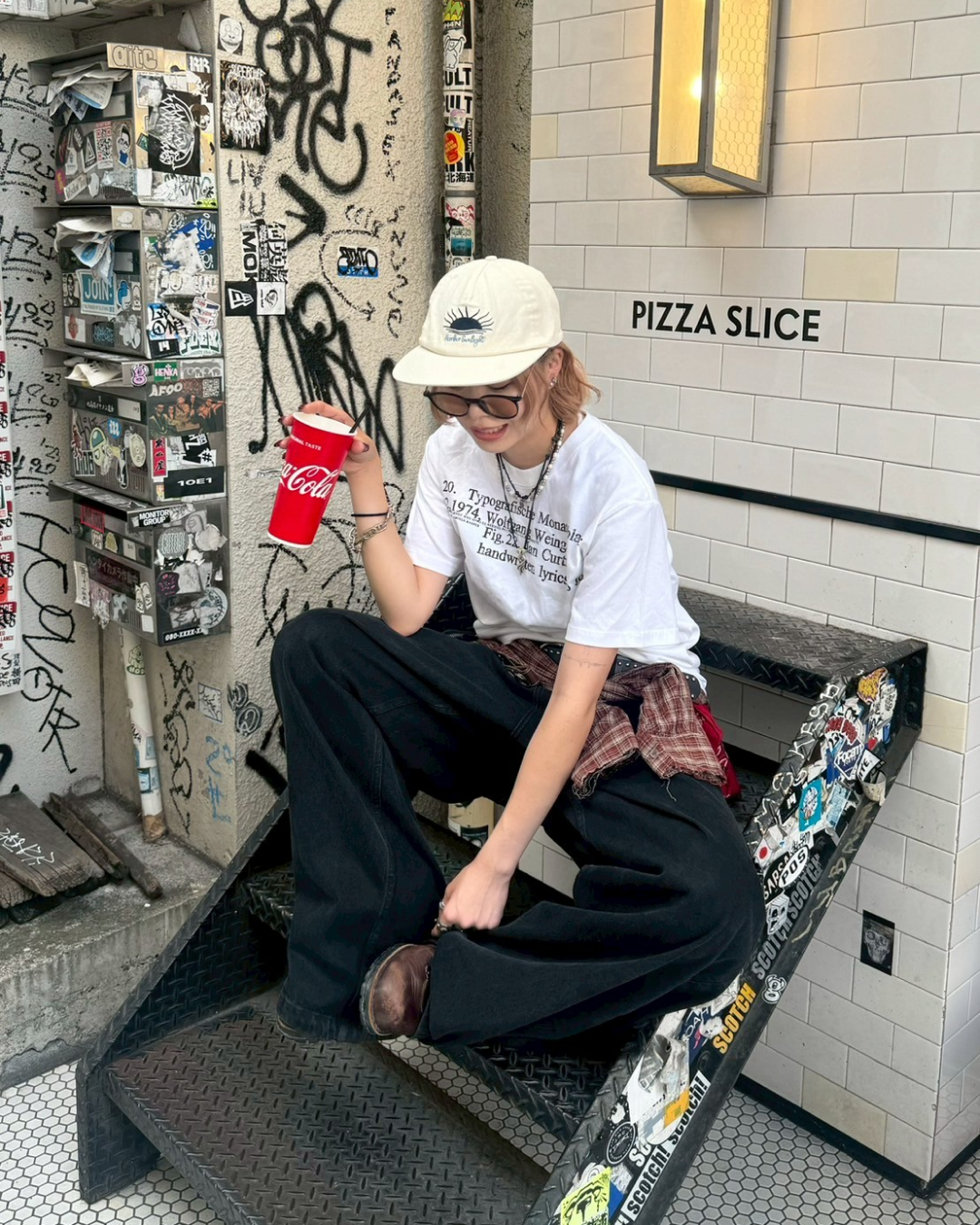 ネックロゴプリントTシャツ KM1202