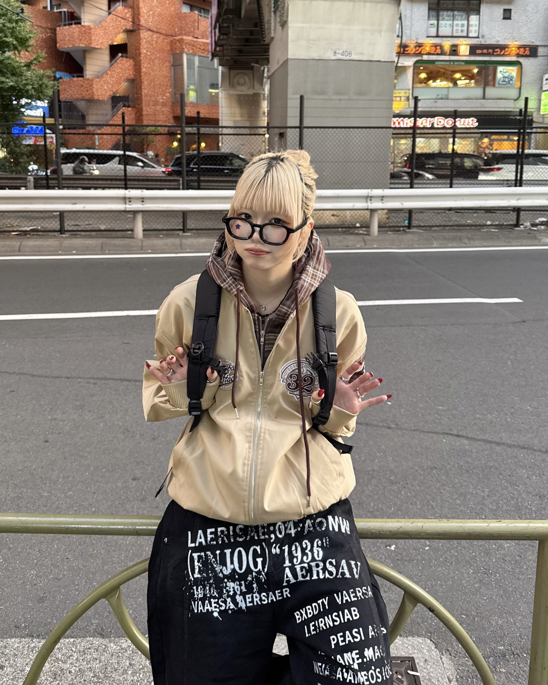 チェックレイヤードアメリカンジャケット KM1242