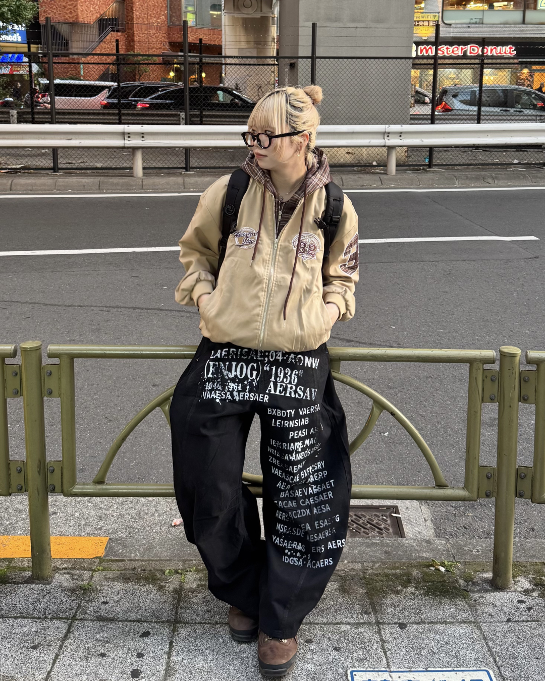 チェックレイヤードアメリカンジャケット KM1242