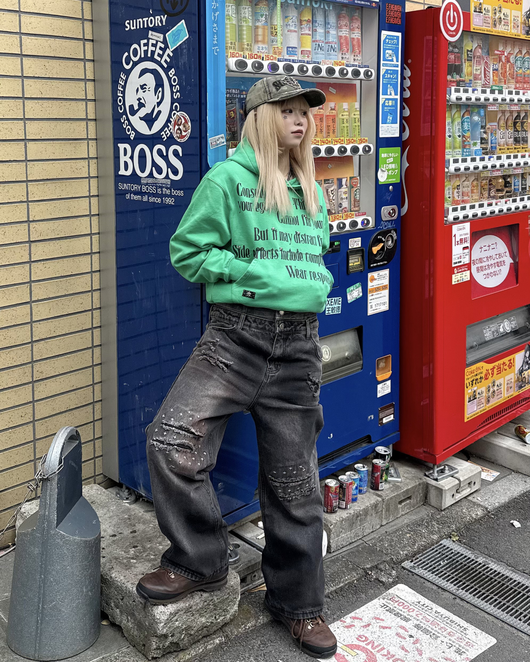 ダメージレイヤードデニム KM1260