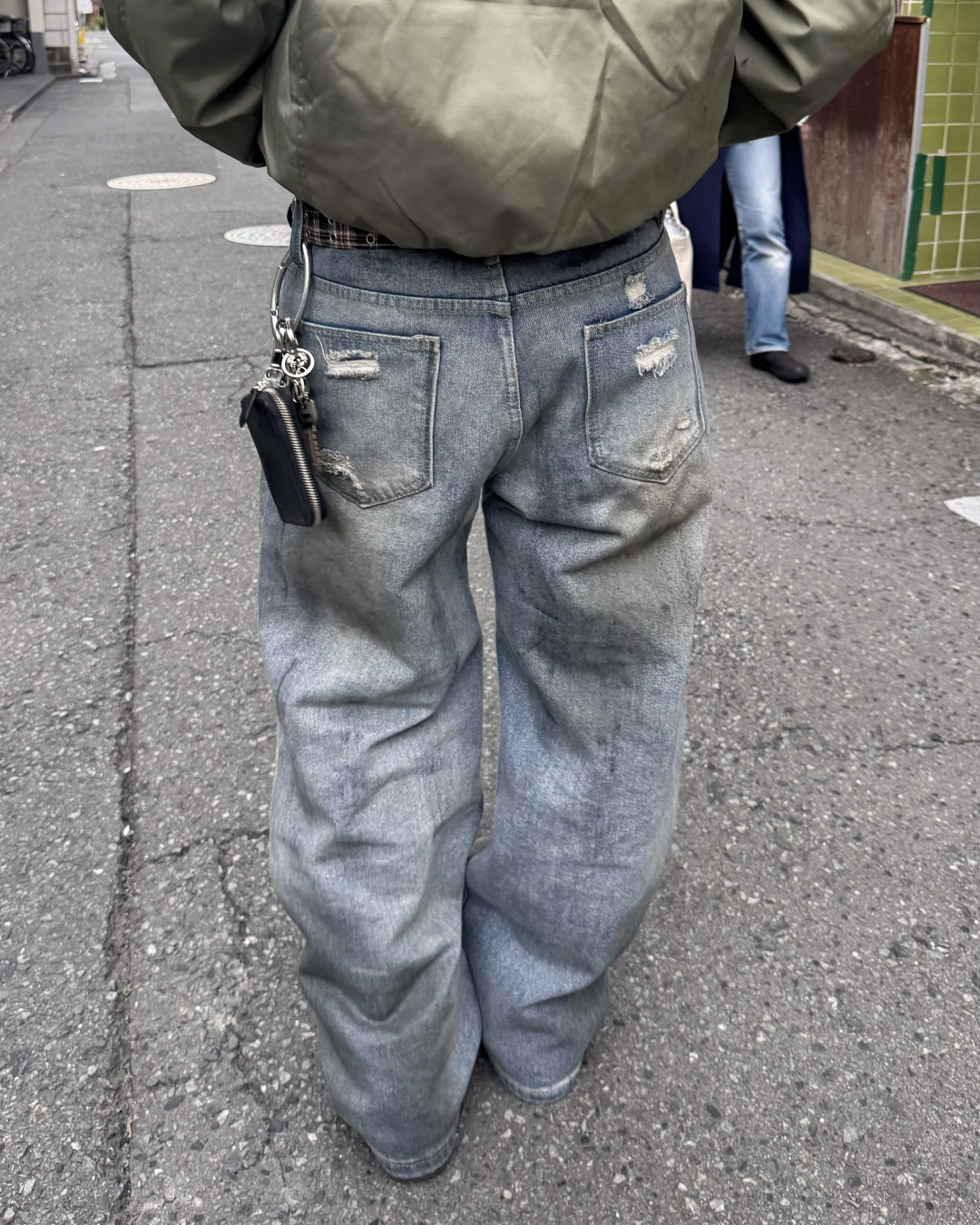 ダメージレイヤードデニム KM1260