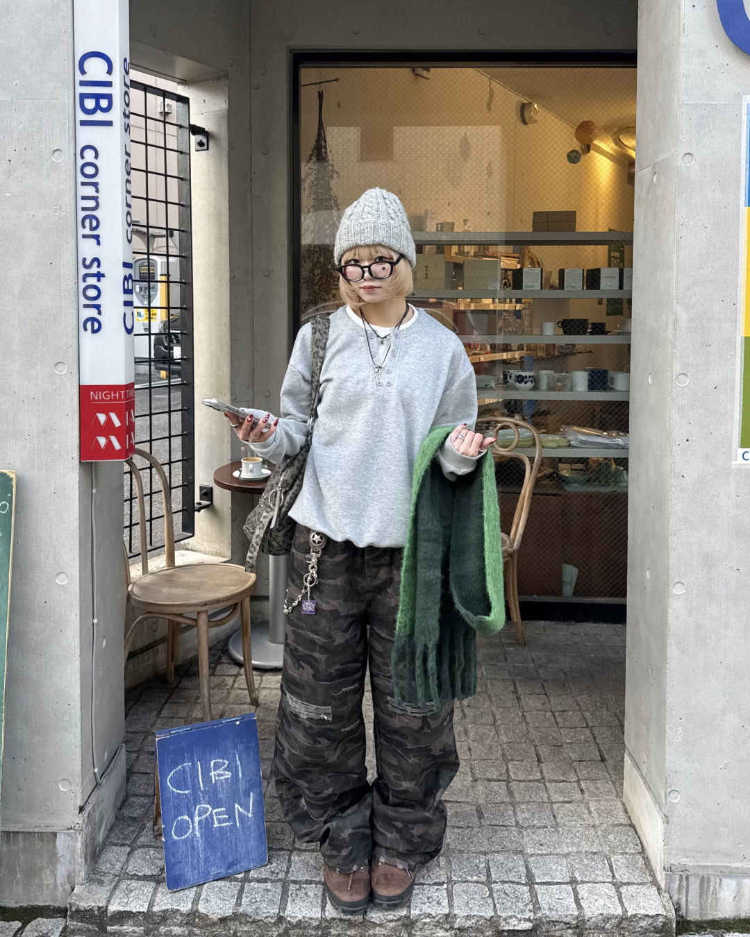 【即納】ヘンリーネックフェイクツーピーススウェット KM5011