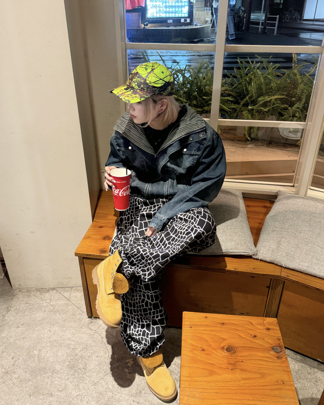 【即納】ストライプレイヤードジャケット KM5012