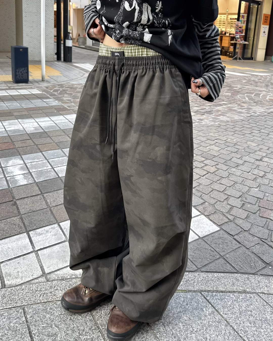 迷彩スウェットパンツ KM7089