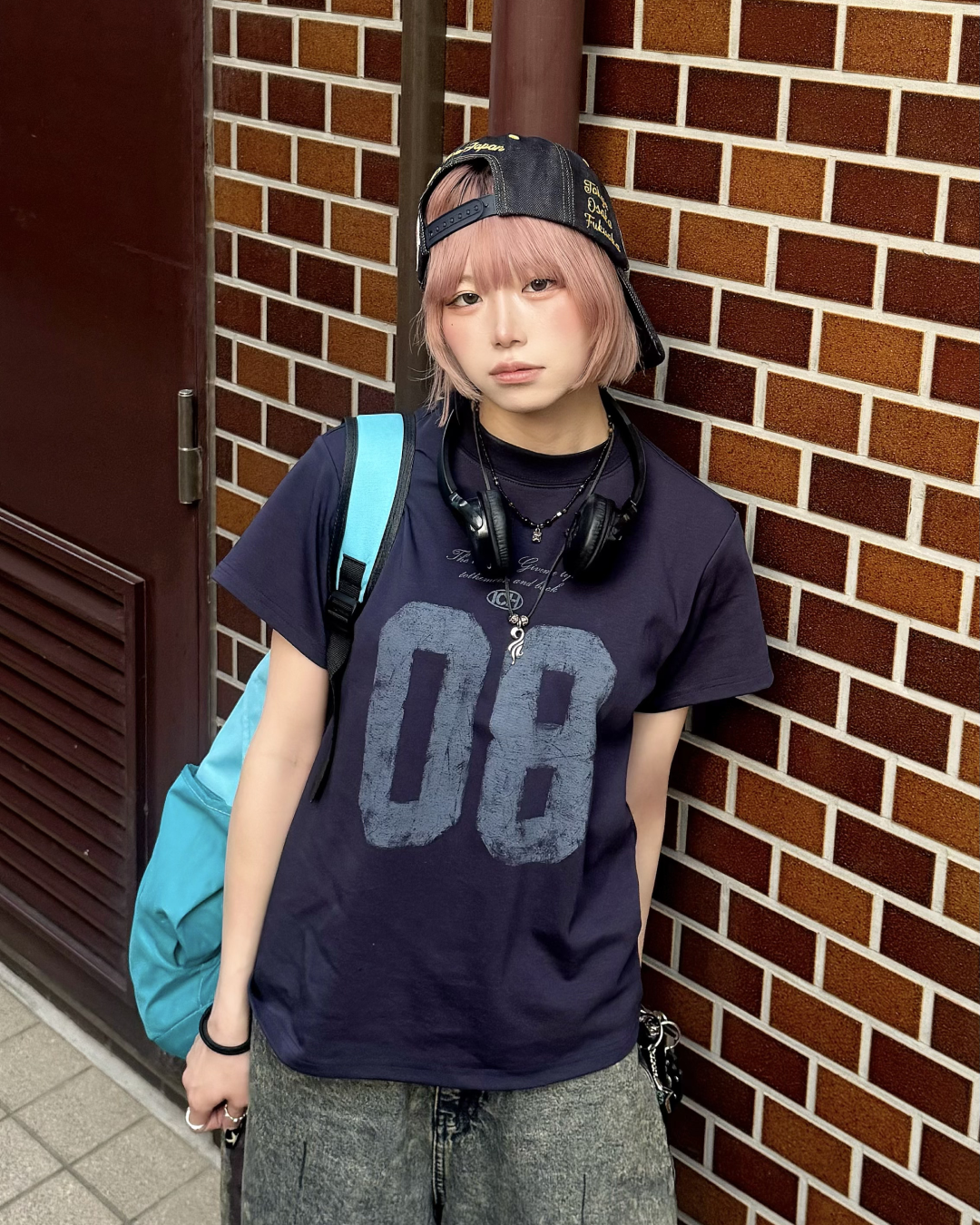 スリムフィットナンバーTシャツ KM7151