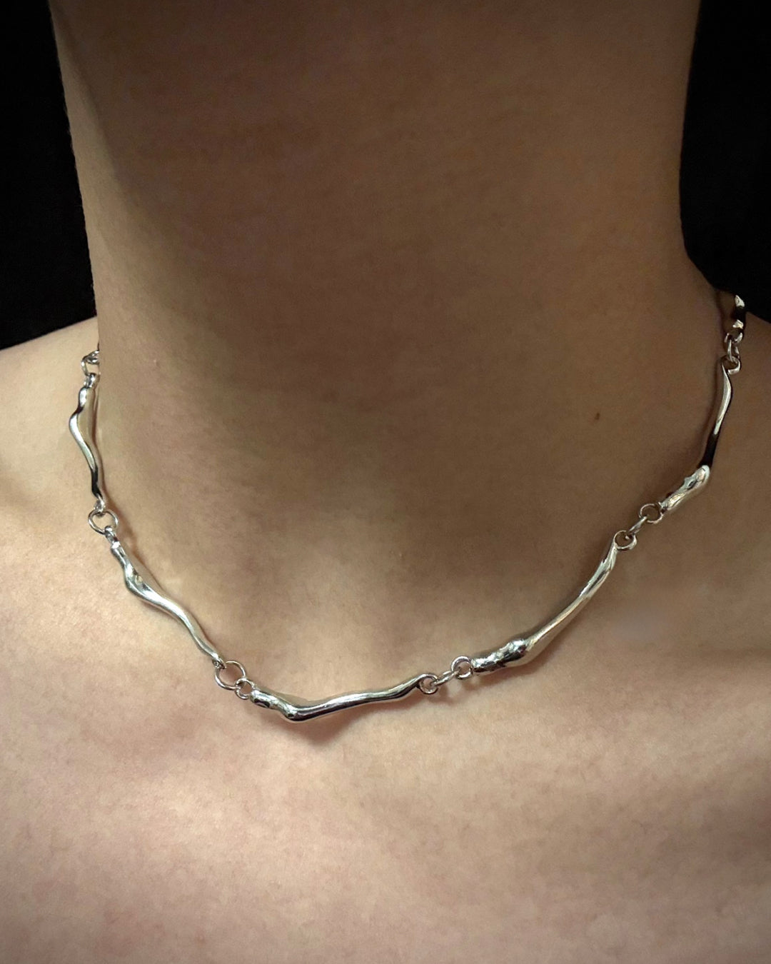 クラビクルツイストネックレスKN0084