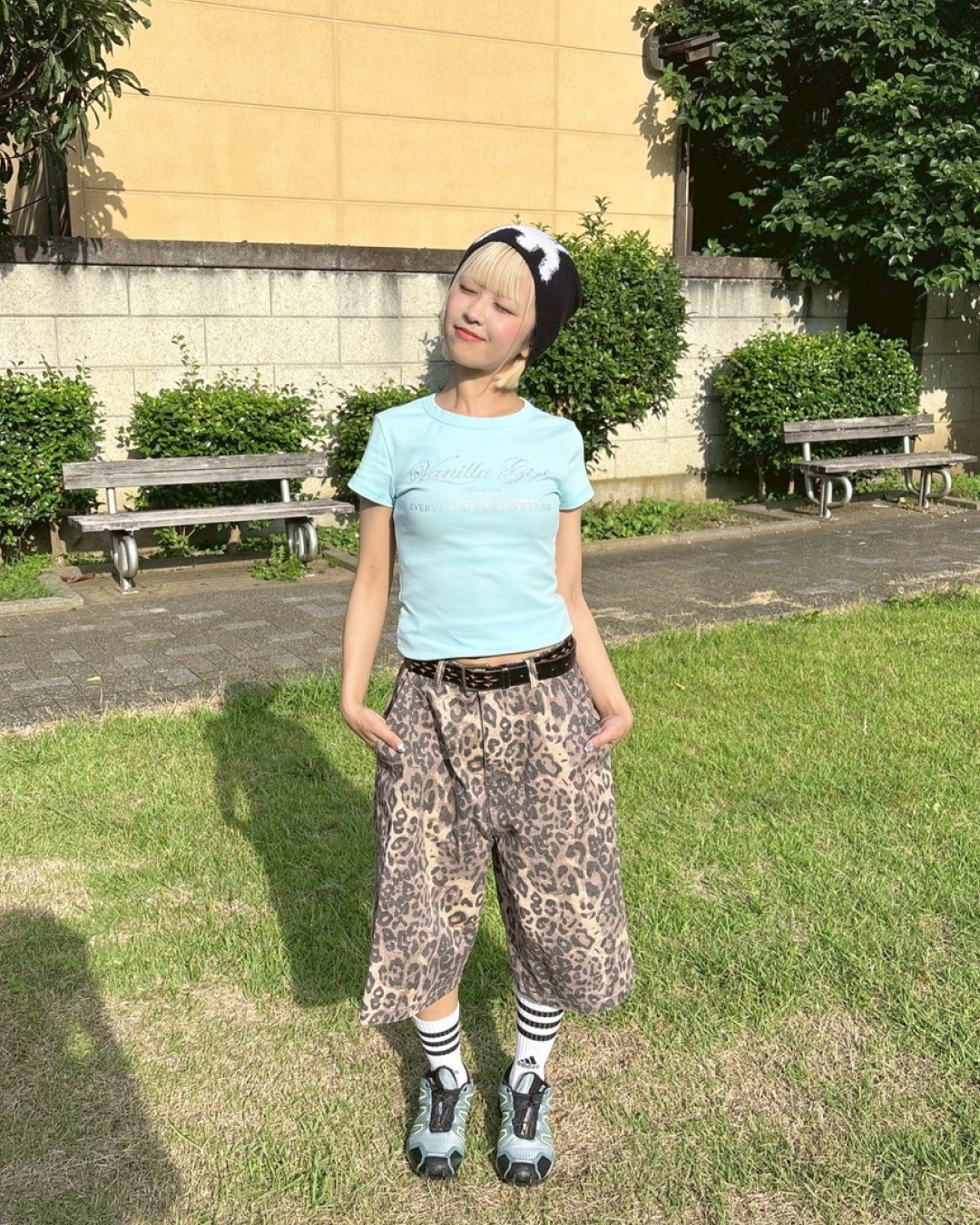 スパンコールフレンチミニTシャツ KR0021
