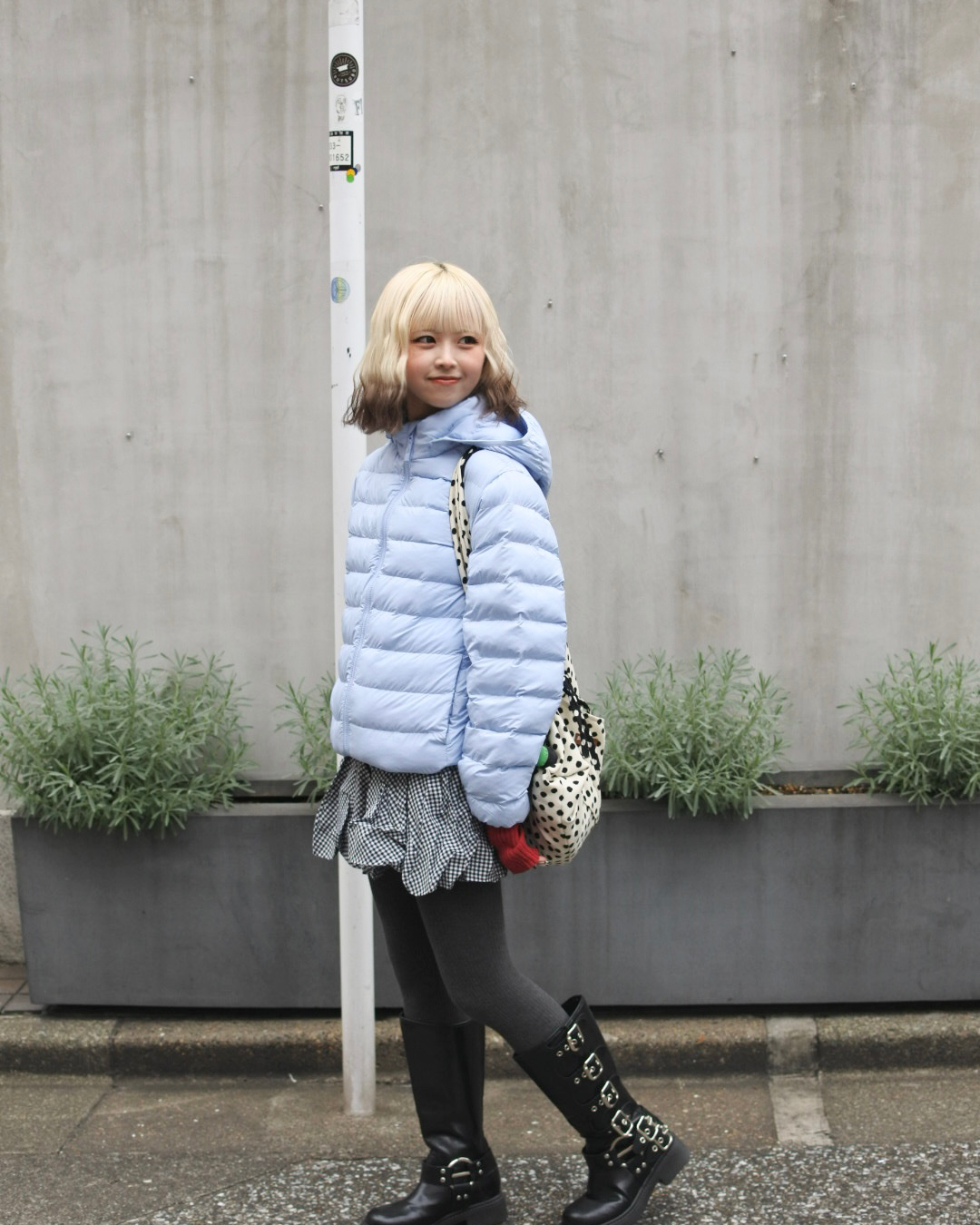 バックルデザインロングブーツ KR0035