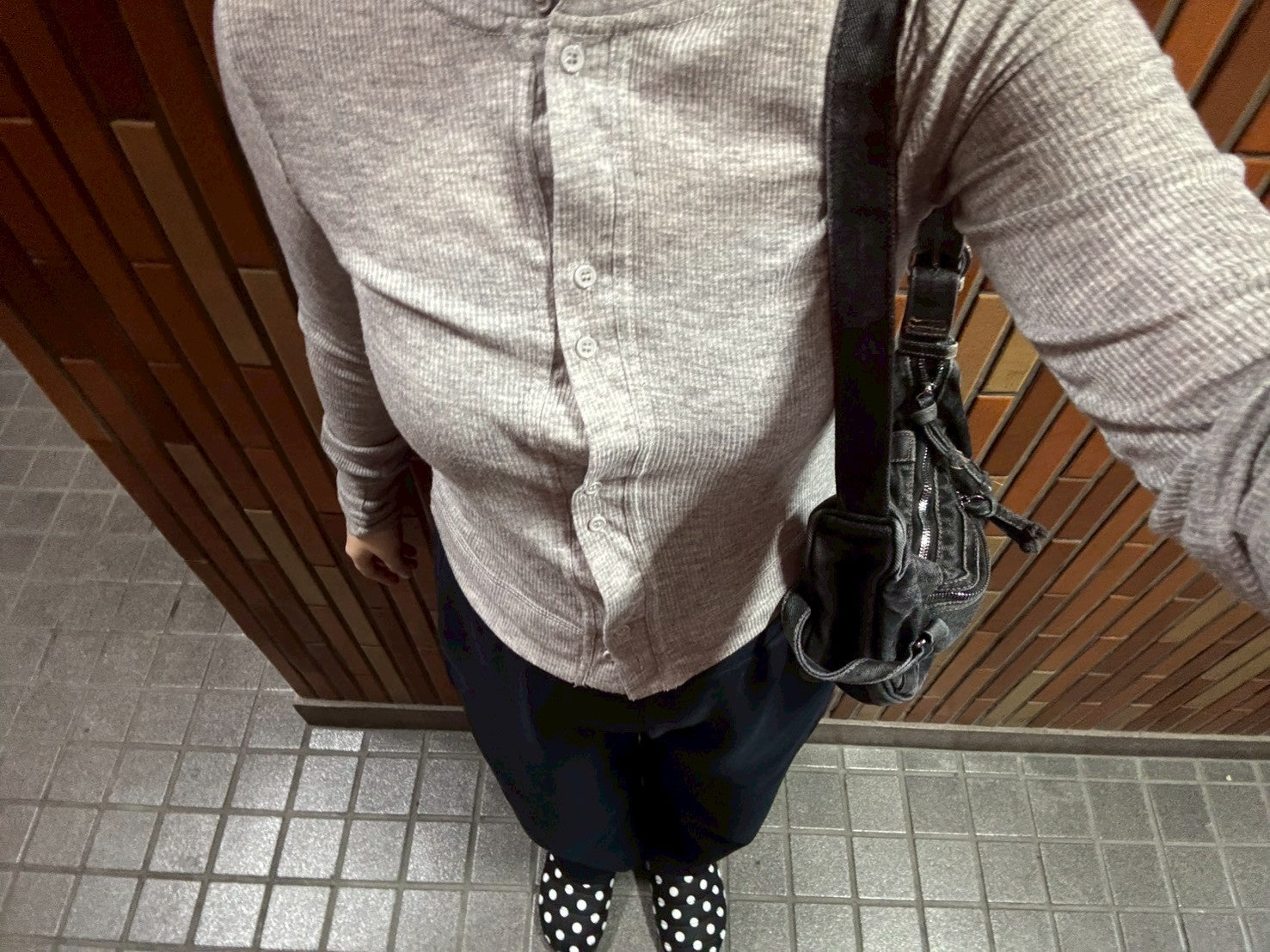 デニム生地ショルダーバッグ HD0052