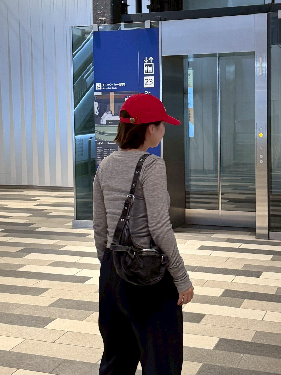 デニム生地ショルダーバッグ HD0052