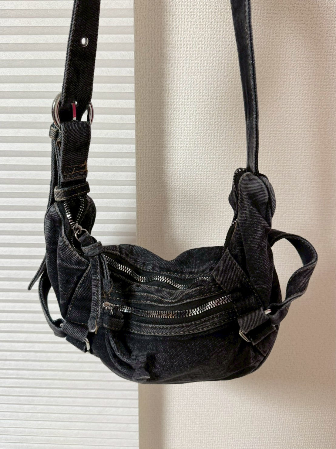 デニム生地ショルダーバッグ HD0052