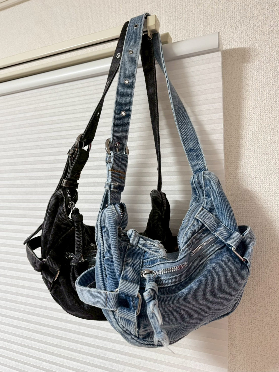 デニム生地ショルダーバッグ HD0052