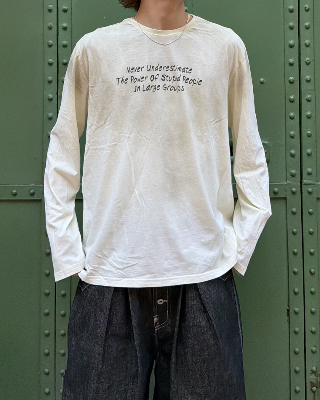 フェード加工ロングTシャツ MK0145
