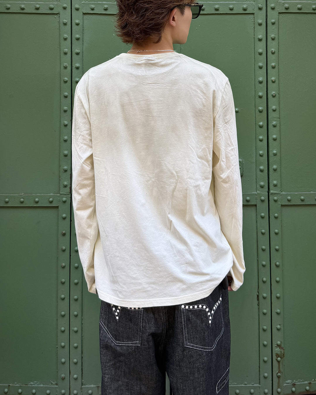 フェード加工ロングTシャツ MK0145