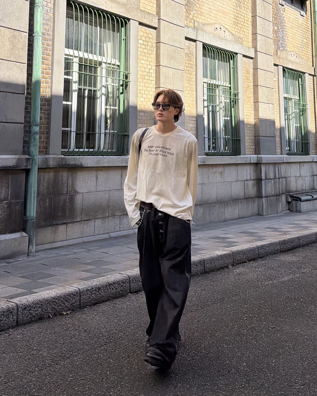 フェード加工ロングTシャツ MK0145