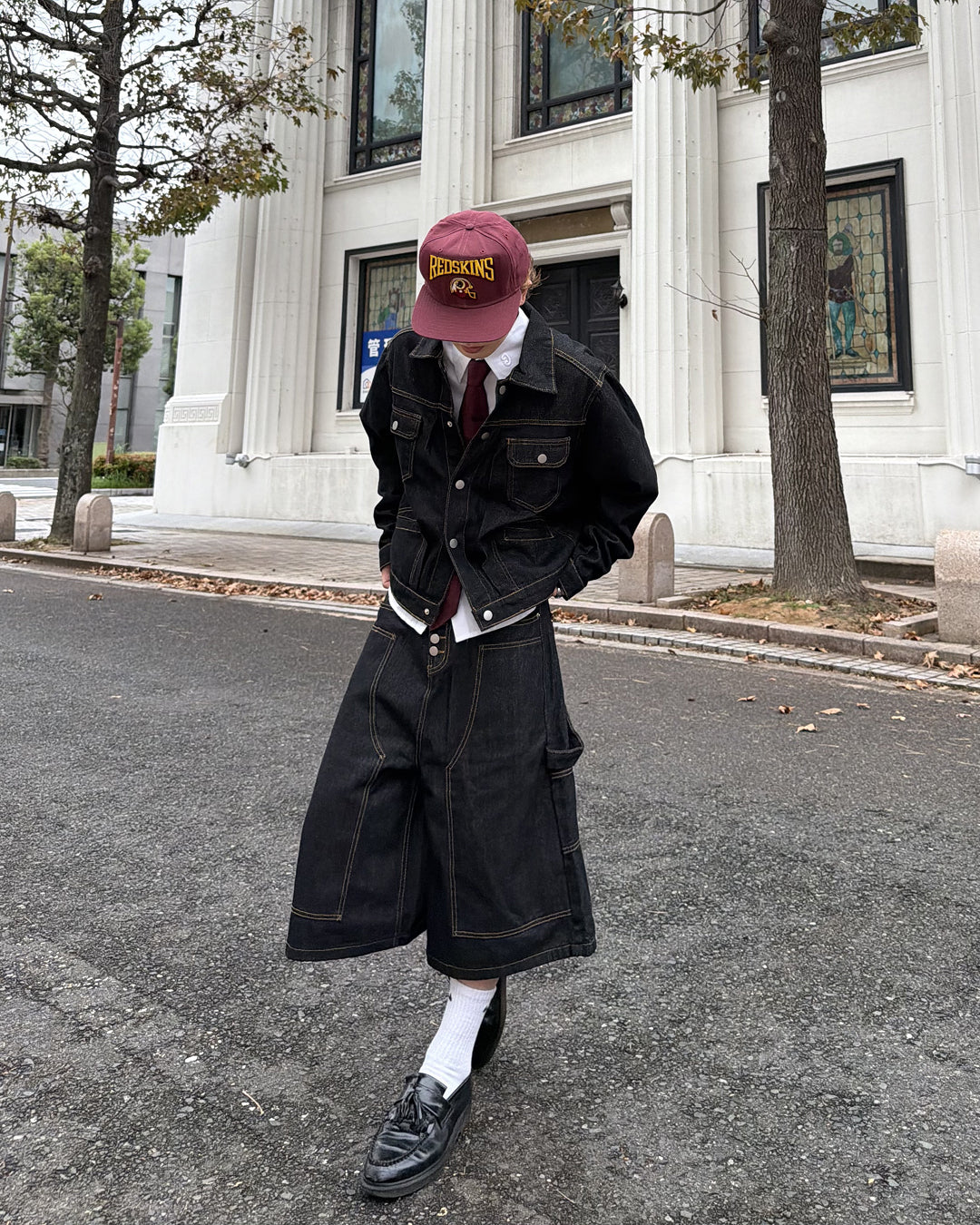 バイカーズボタンフライワイドジョーツ MK0149
