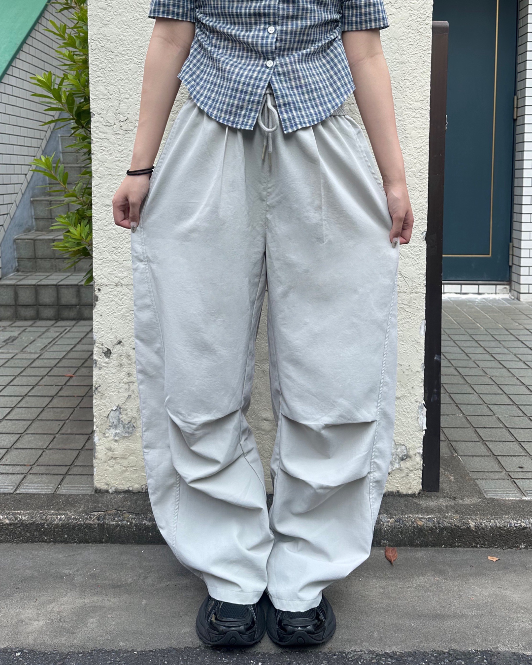 タックナイロンパンツ MM1035