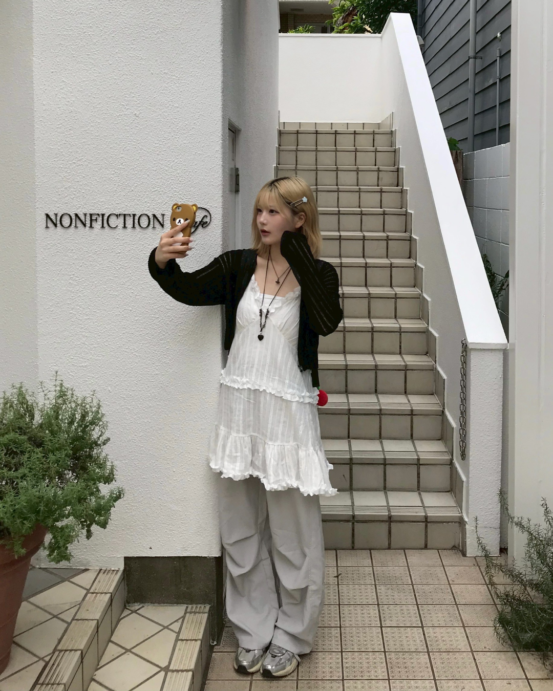 タックナイロンパンツ MM1035