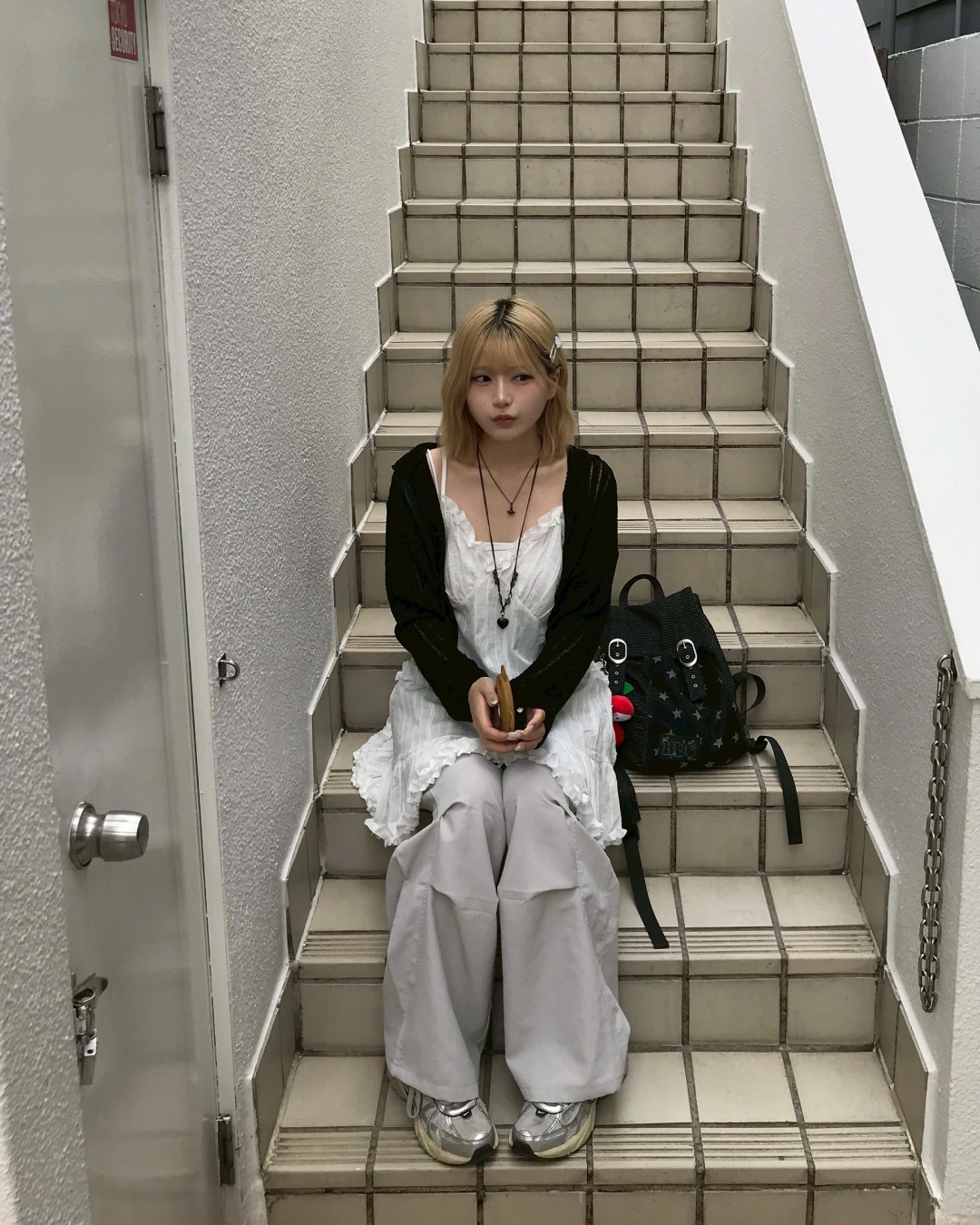 タックナイロンパンツ MM1035