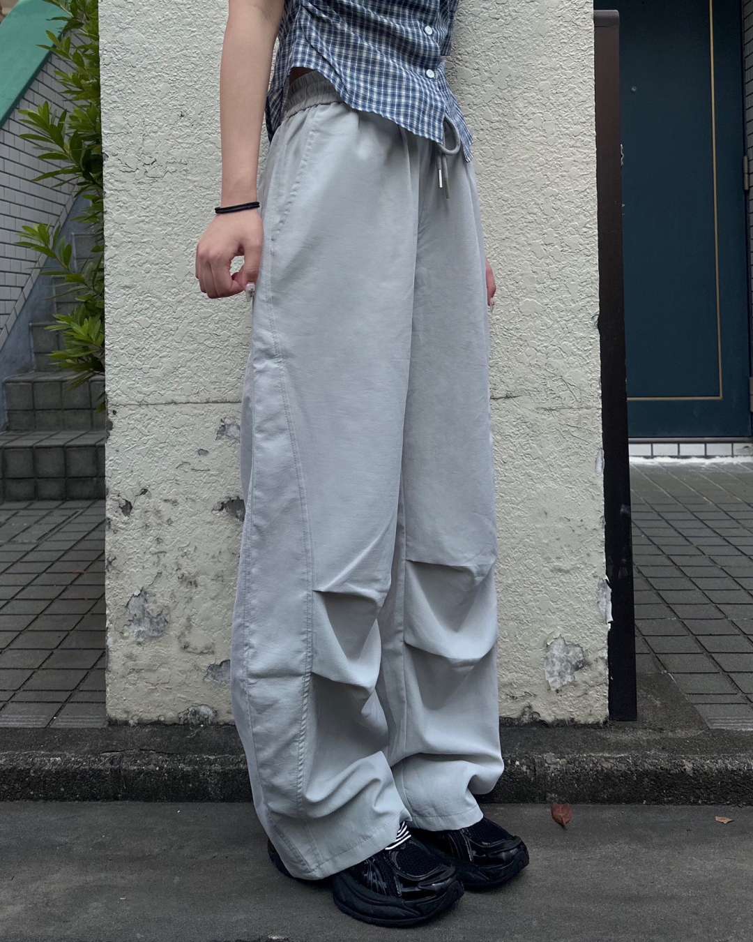 タックナイロンパンツ MM1035