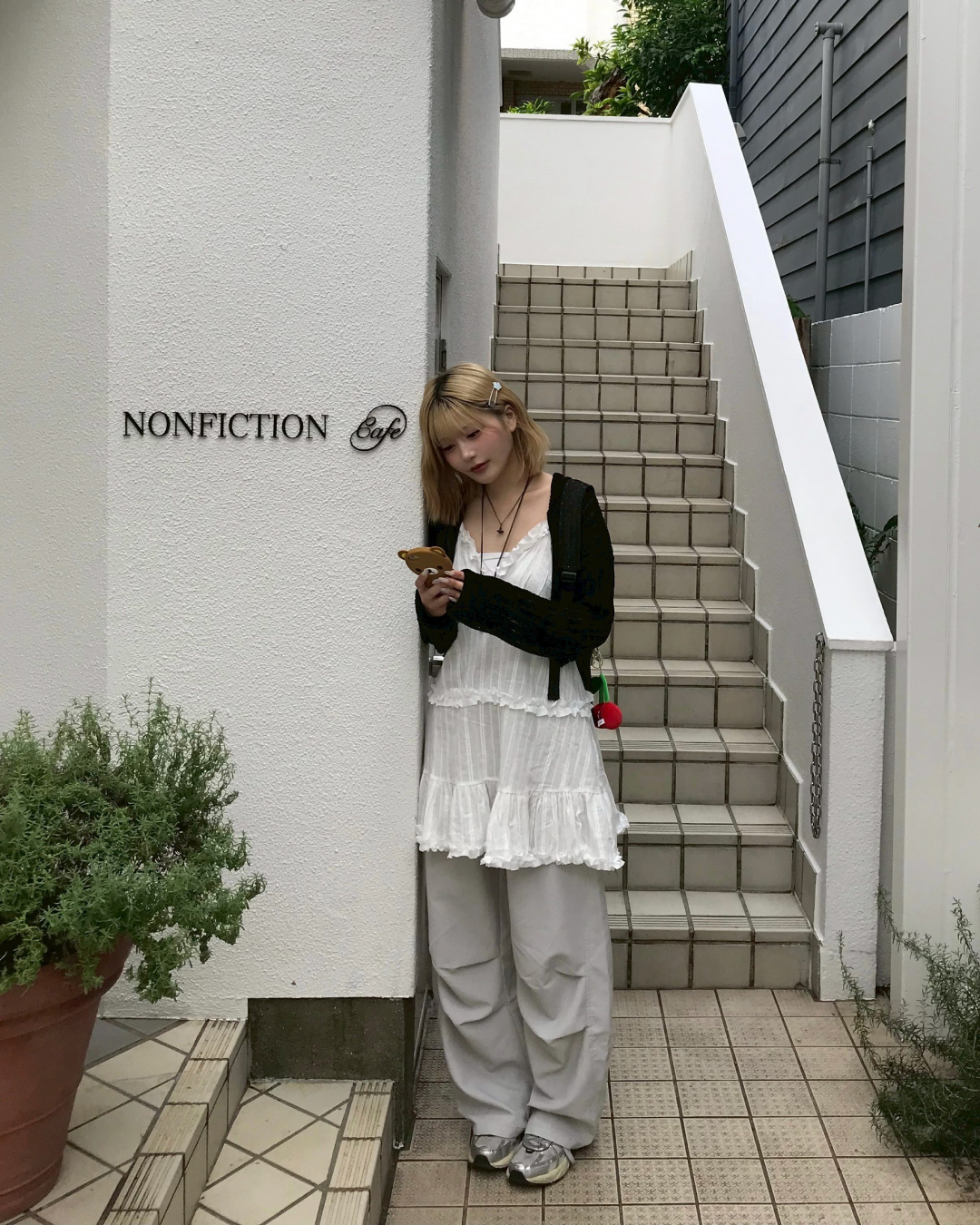 タックナイロンパンツ MM1035