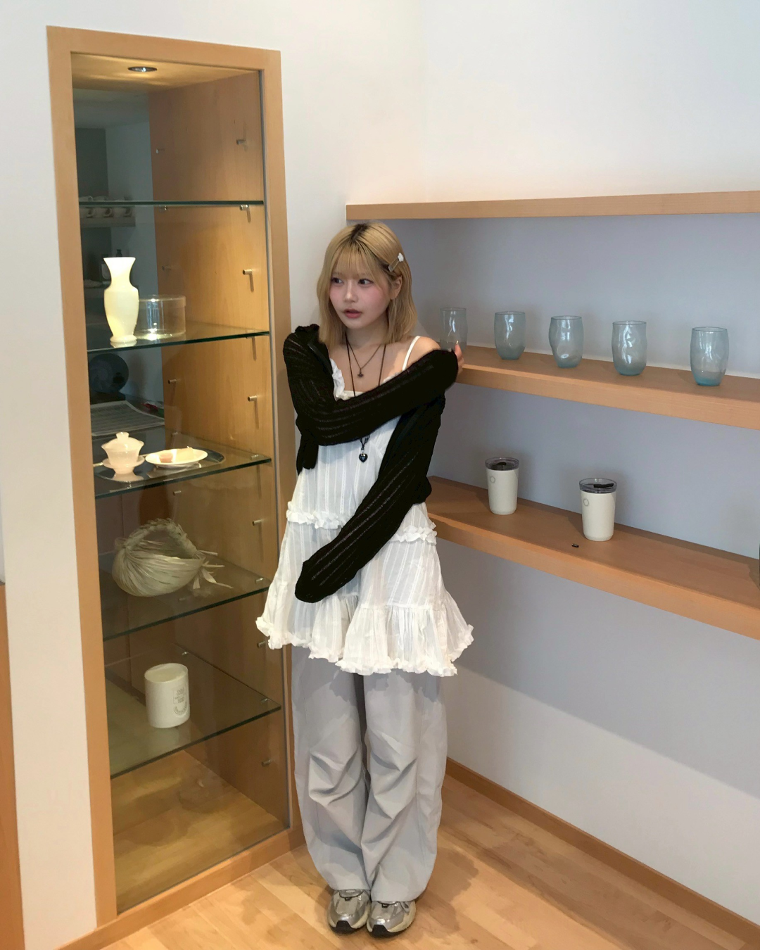 タックナイロンパンツ MM1035