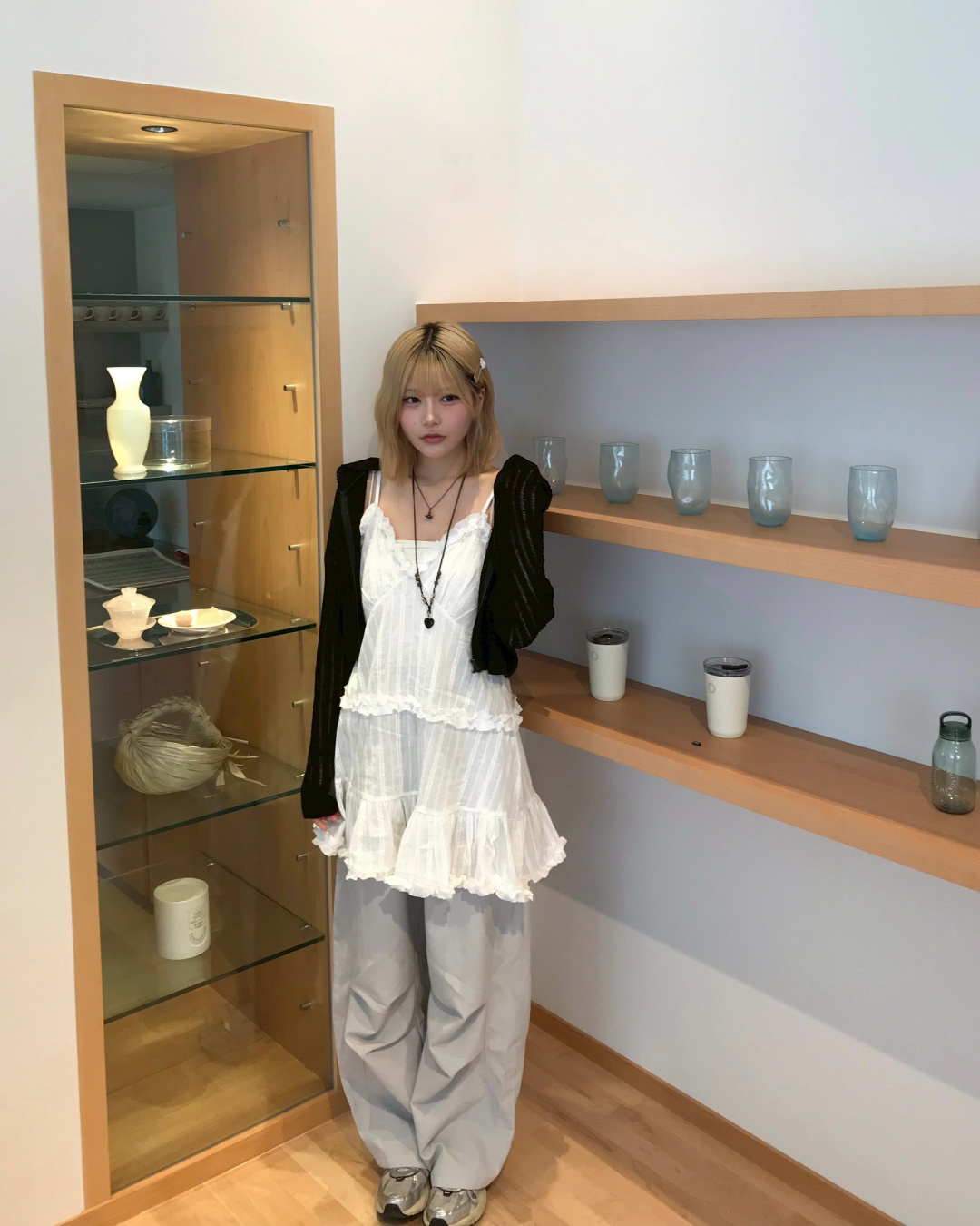 タックナイロンパンツ MM1035