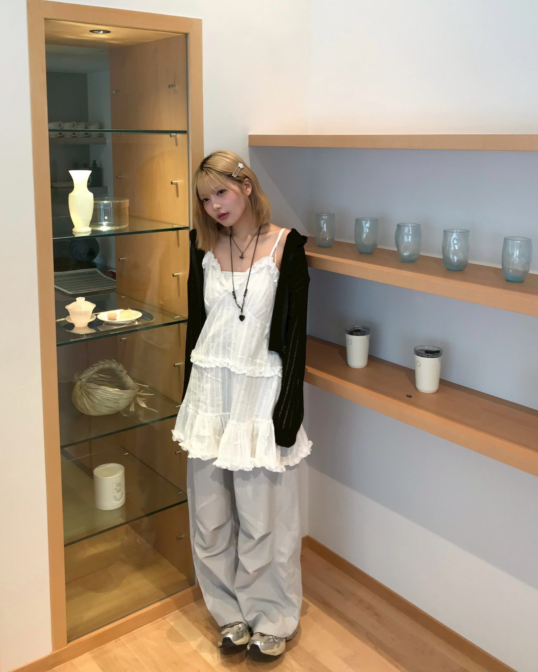 タックナイロンパンツ MM1035