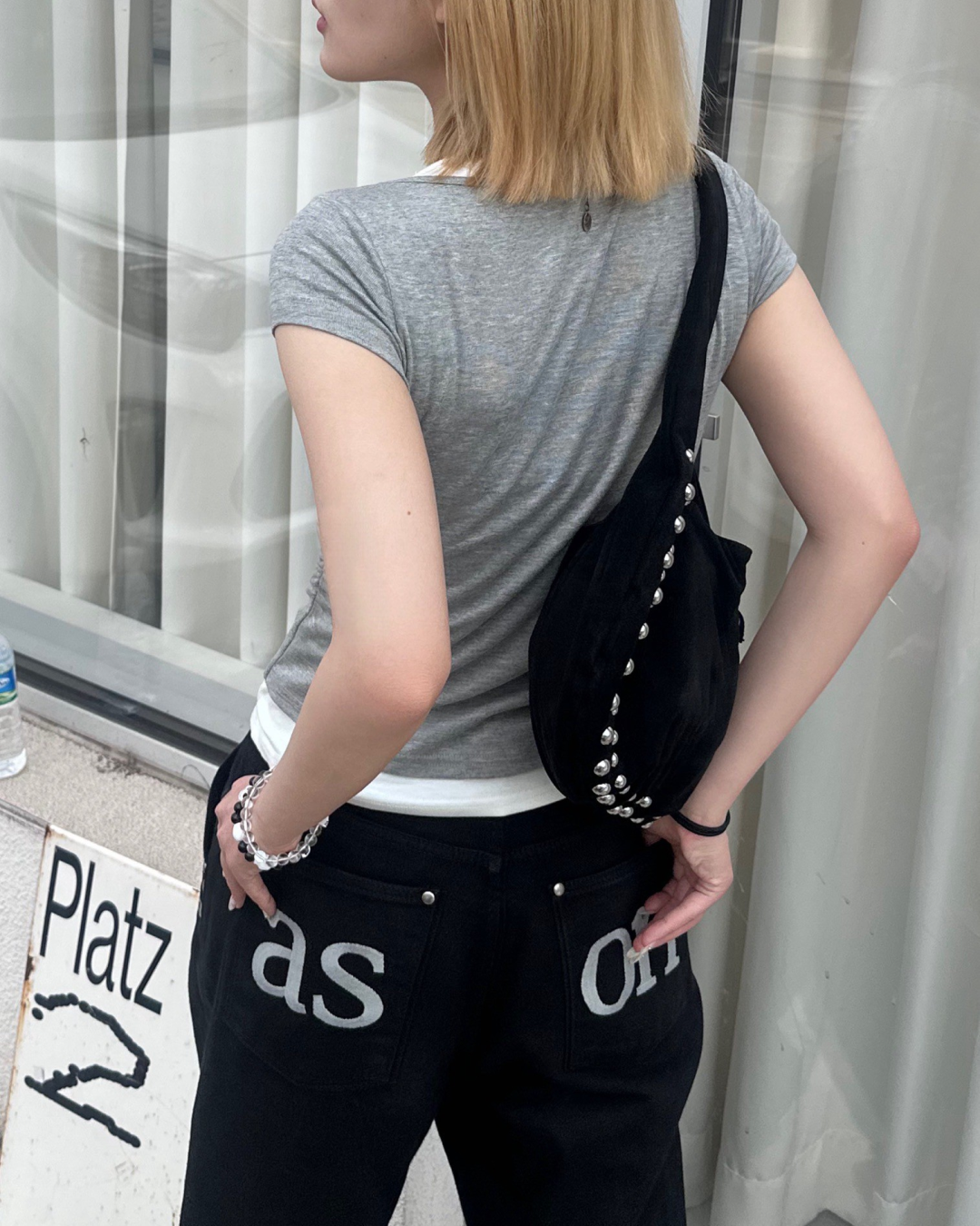 ラウンドネックレイヤードTシャツ MM1036