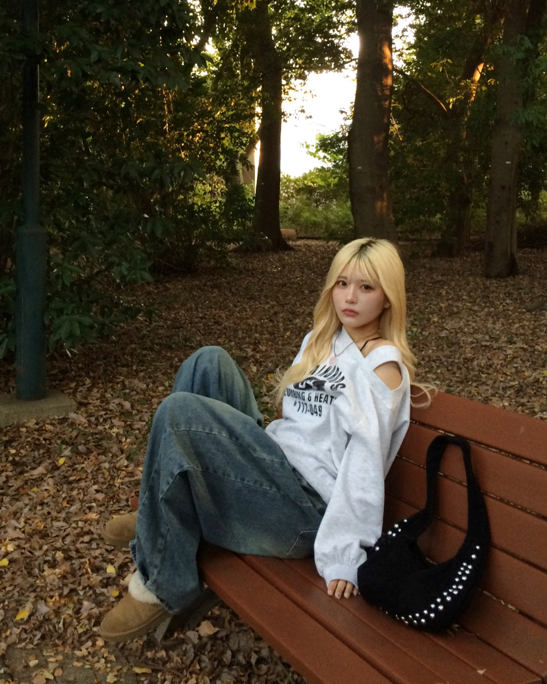 サイドデザインウォッシュデニム MM3001