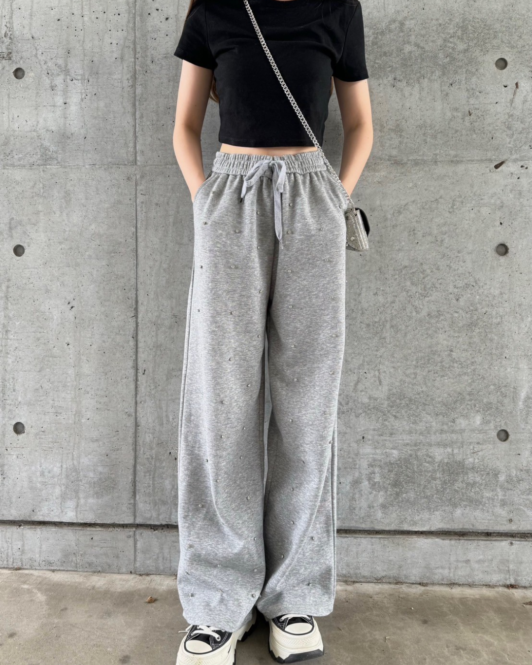 デザインスウェットパンツ MN0022