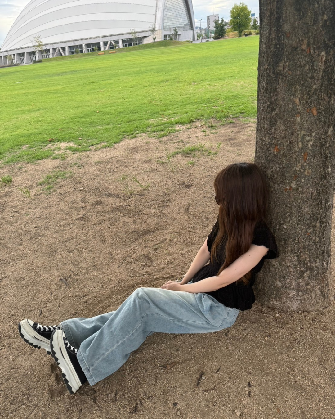 タックワイドストレートデニムパンツ MN0031