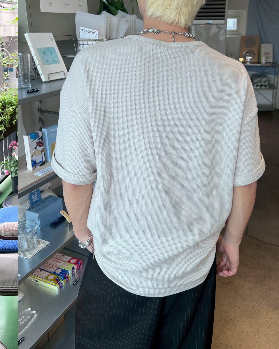 ヘンリーネックサーマルTシャツ MO1066