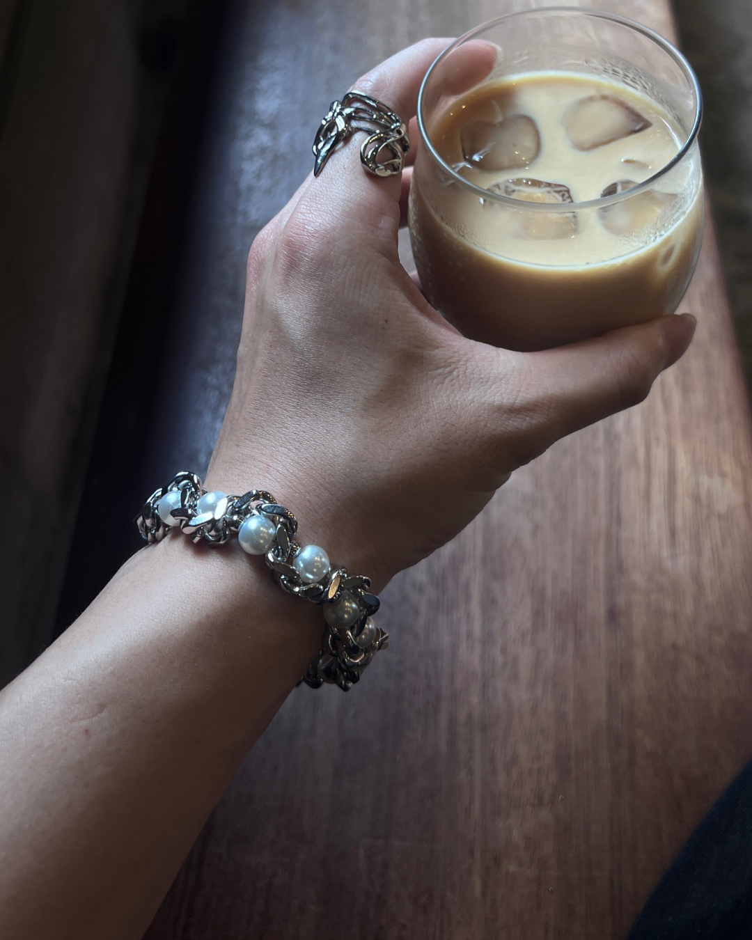 コンビネーションパールブレスレットMO1050