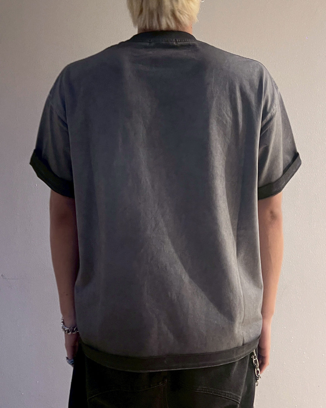 スプレーグラフィックピグメントTシャツ MO1110