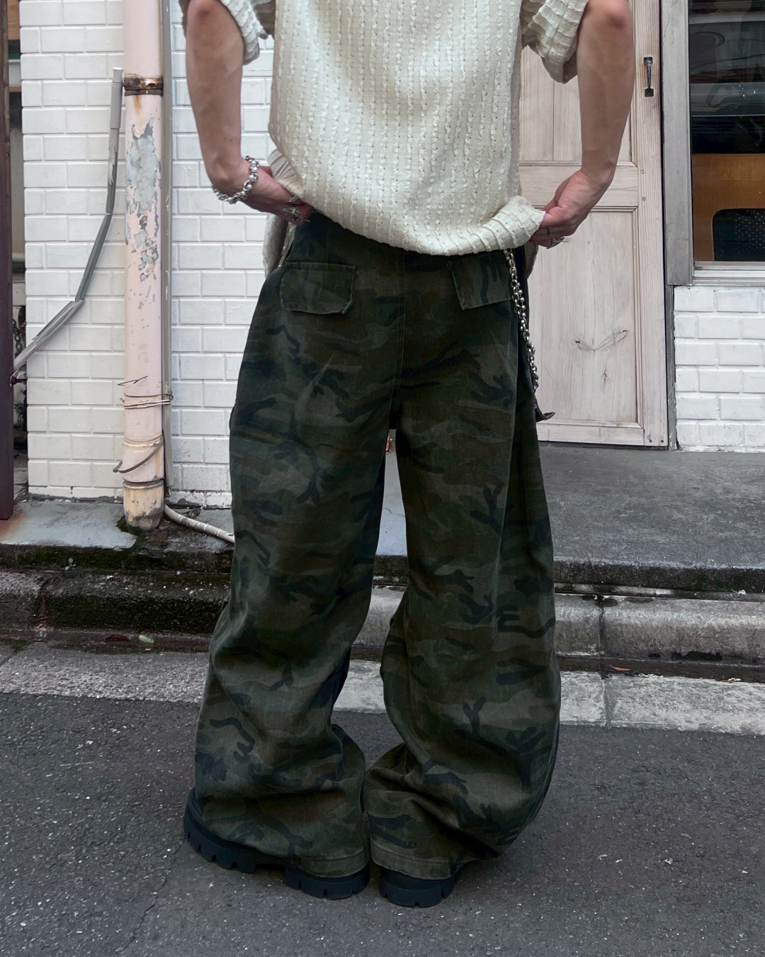 ウッドランドカモワイドカーゴパンツ MO1145