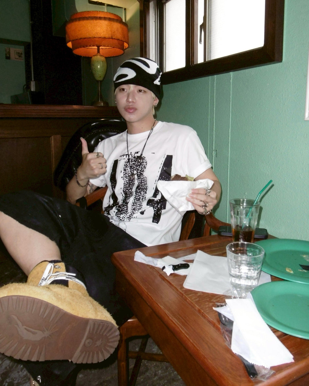 デザインシングルビーニー MO1177