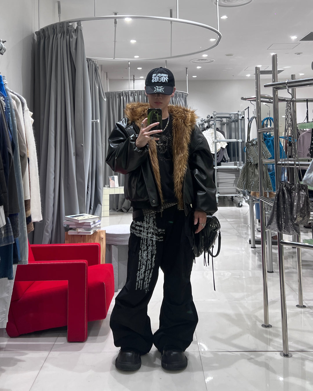 リバーシブルファージャケット MO1229