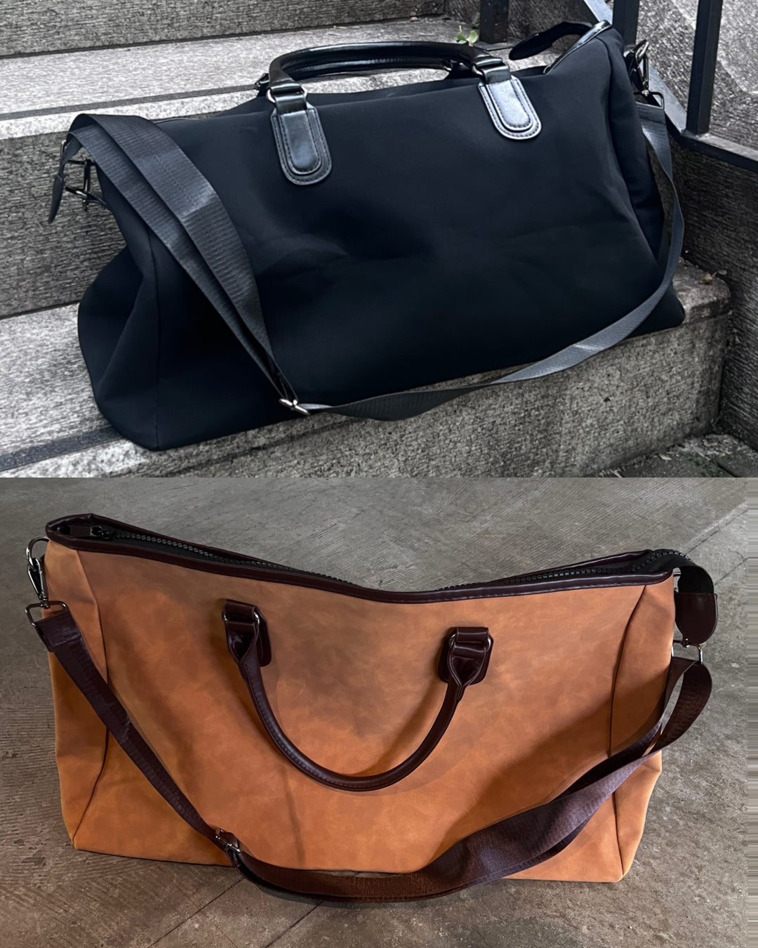 バイカラーボストンバッグ MO3001