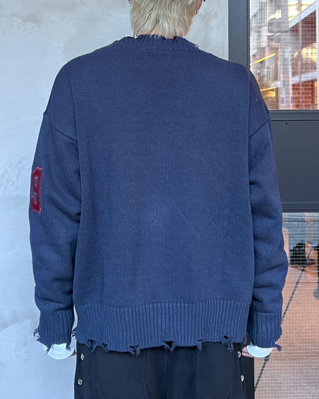 ポイントロゴカーディガン MO3002